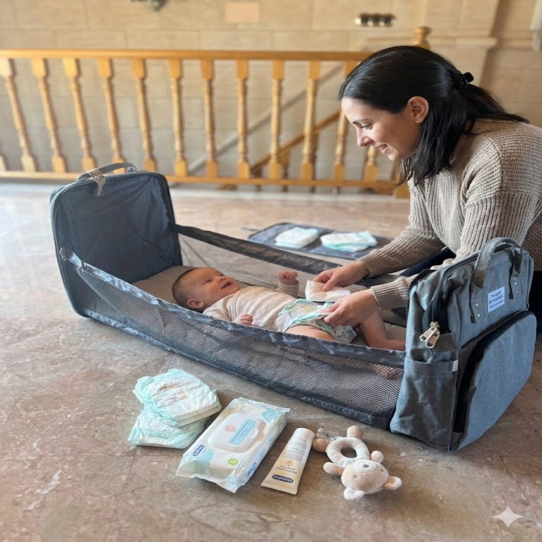 Mochila Cambiador Bebés Multifunción
