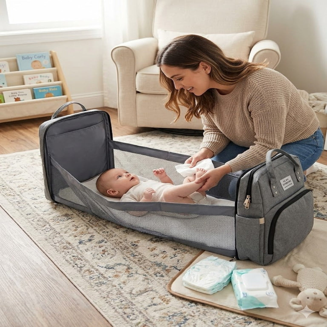 Mochila Cambiador Bebés Multifunción